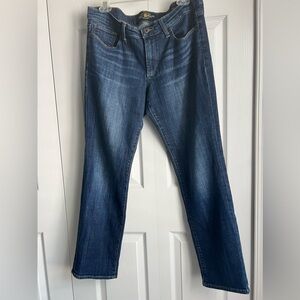 Lucky Brand “Sweet Straight” Classic Blue 5 Pocket Denim Jeans Sz12 - see measur